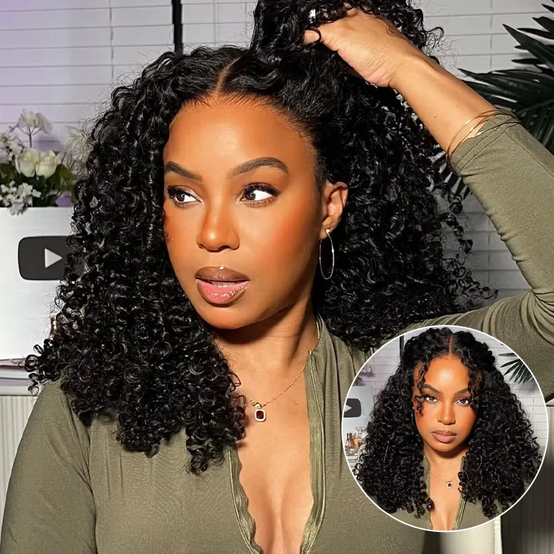 9*6 M Cap Kinky Curly Wig