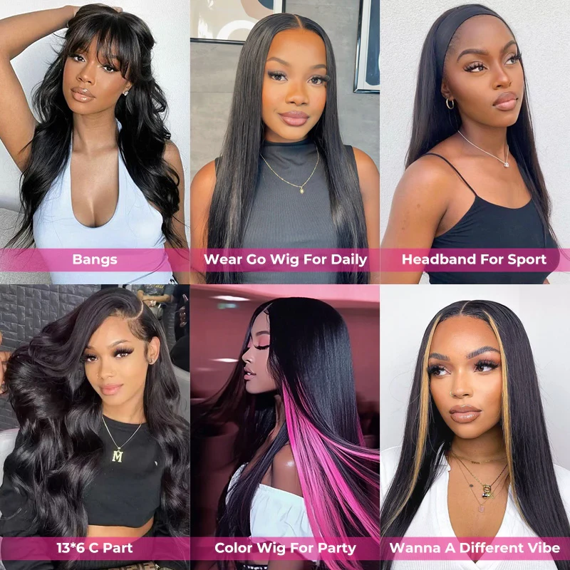 Block R Yaki Straight Block Wigs