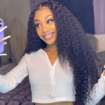 Invisible HD Lace Kinky Curly Lace Wig