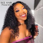 Invisible HD Lace Kinky Curly Lace Wig