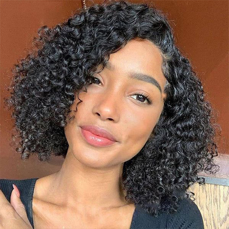 Kinky Curly Wear Go Glueless Bob Wig